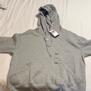 Women’s Nike Heather Gray Pullover Hoodie